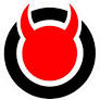DiabloSport logo featuring a red circle with black devil horns.