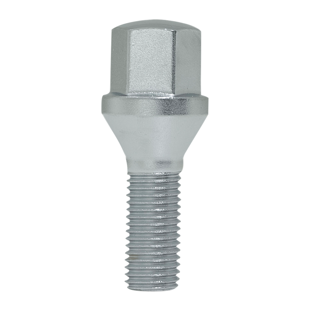 BOLT CONE 17MM 12-1.50 CHR 28MM BULK by Gorilla Automotive