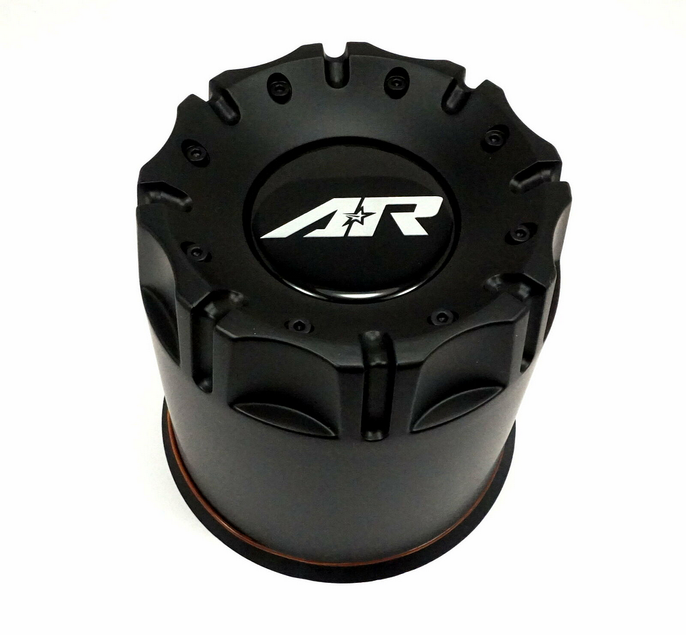 AR CAP 5.15'' S-BLK PUSH THRU by American Racing