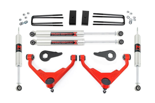 3 Inch Lift Kit | M1 | FK/FF | Chevy/GMC 2500HD/3500HD/Suburban 2500/Yukon XL 2500 (01-10) by Rough Country