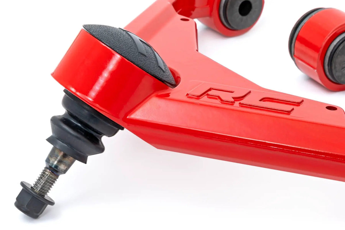 Red Forged Upper Control Arms | 3 Inch Lift | Chevy/GMC 2500HD (01-10) by Rough Country