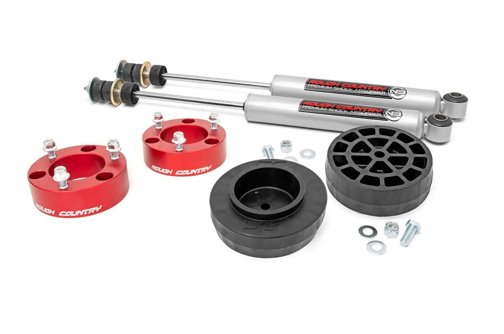 3 Inch Lift Kit | Red Spacers | Toyota 4Runner (03-09)/FJ Cruiser (07-14) by Rough Country