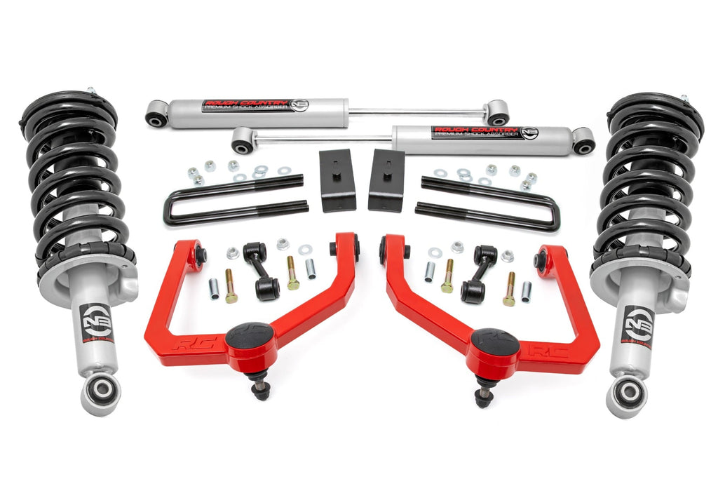 3 Inch Lift Kit | N3 Struts & Shocks | Nissan Titan 4WD (2017-2024) by Rough Country