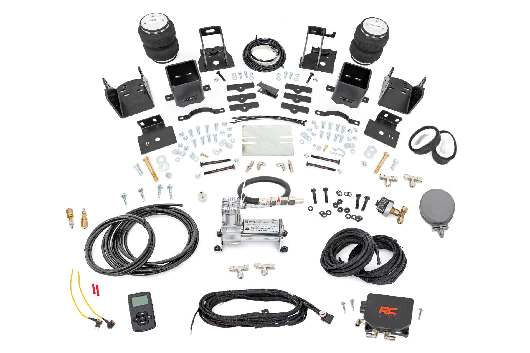 Air Spring Kit w/compressor | Wireless Controller | 3-6" Lifts | Ford F-250/F-350 Super Duty (05-16) by Rough Country