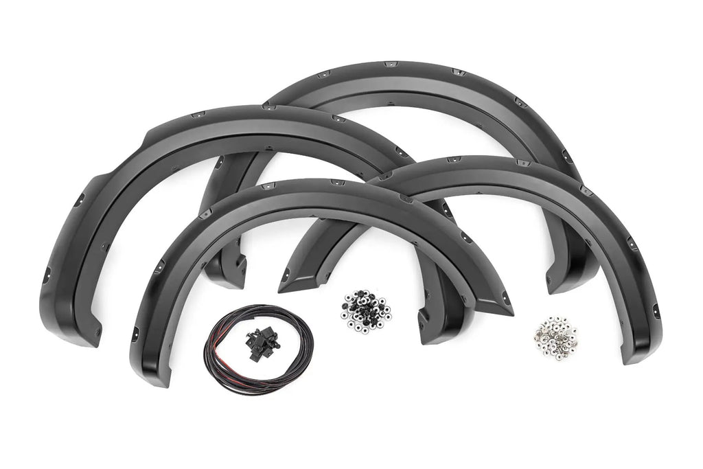 Pocket Fender Flares | Crew Cab | Nissan Titan 2WD/4WD (2017-2024) by Rough Country