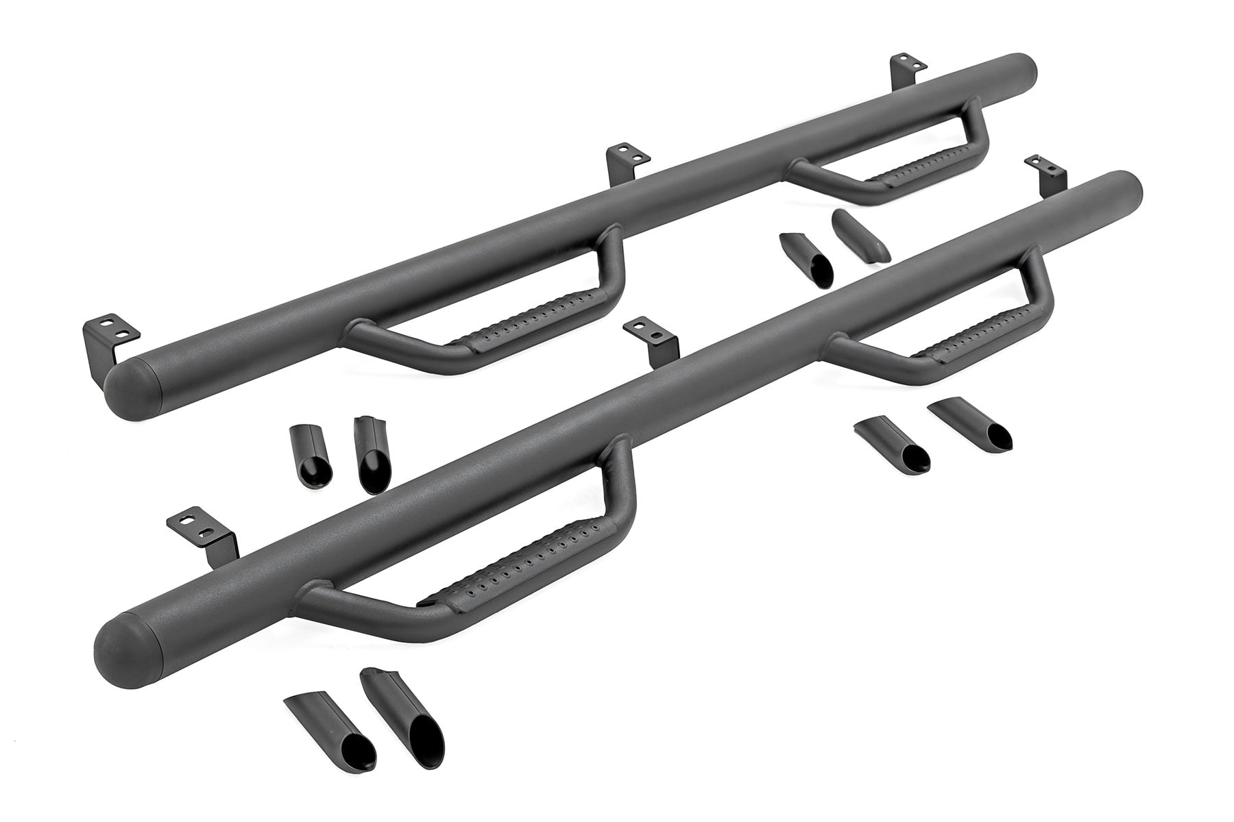 Nerf Steps | Cab Length | Crew Cab | 5' Bed | Toyota Tacoma 2WD/4WD (05-23) by Rough Country