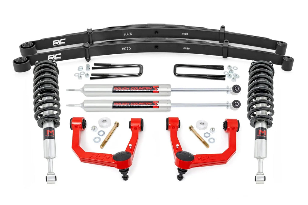 3.5 Inch Lift Kit | Red UCA | M1 Struts | Toyota Tacoma 2WD/4WD (2005-2023) by Rough Country