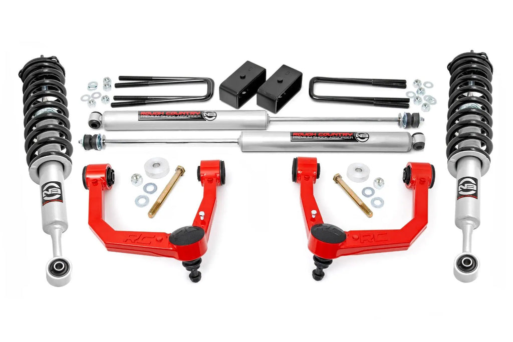 3.5 Inch Lift Kit | Red UCA | N3 Struts | Toyota Tacoma 2WD/4WD (2005-2023) by Rough Country