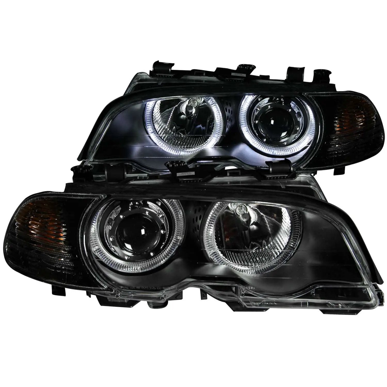Projector Headlight Set w/Halo by ANZO USA