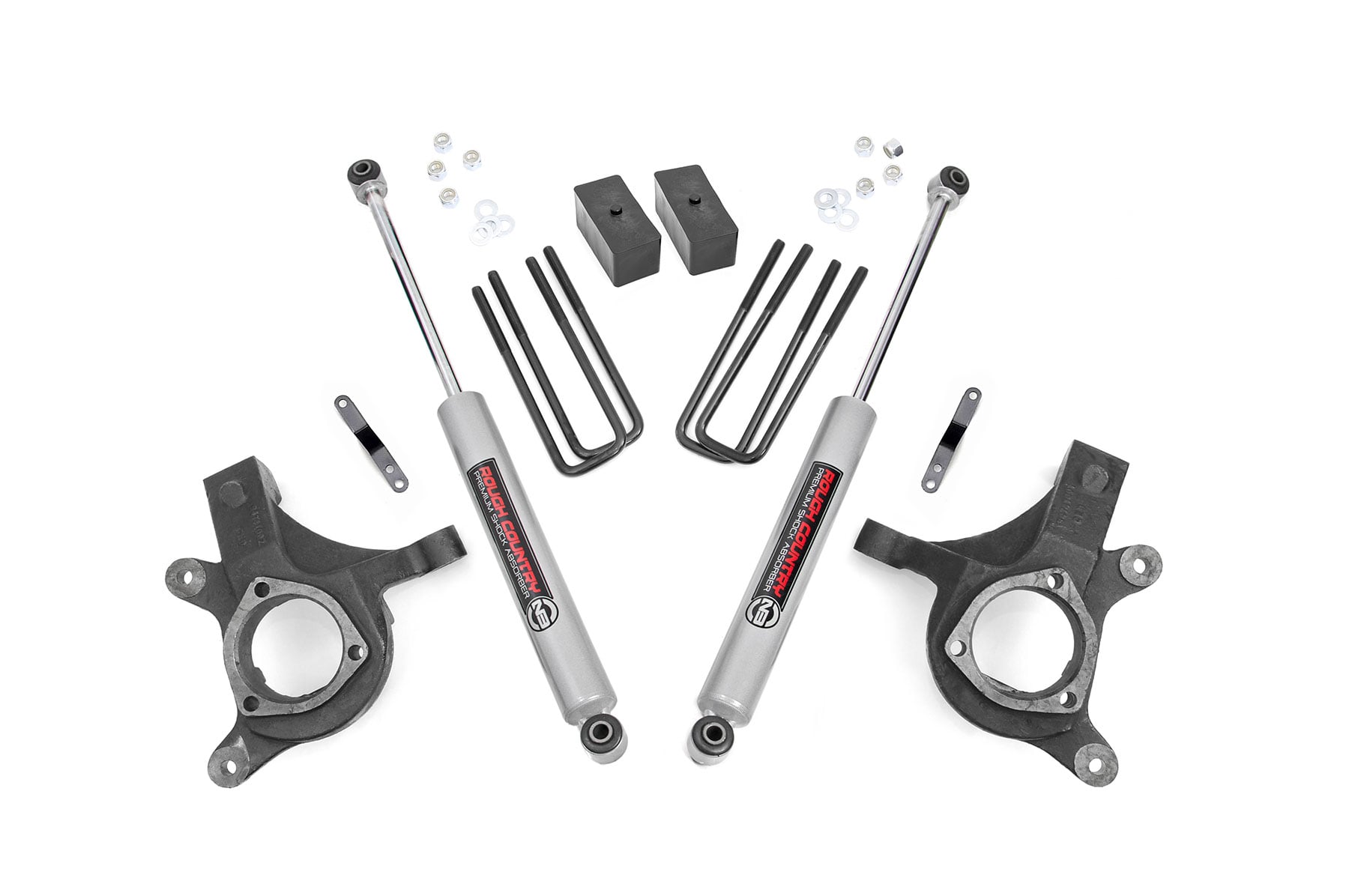 3 Inch Lift Kit | Lift Knuckle | Chevy/GMC 1500 2WD (07-13) by Rough Country