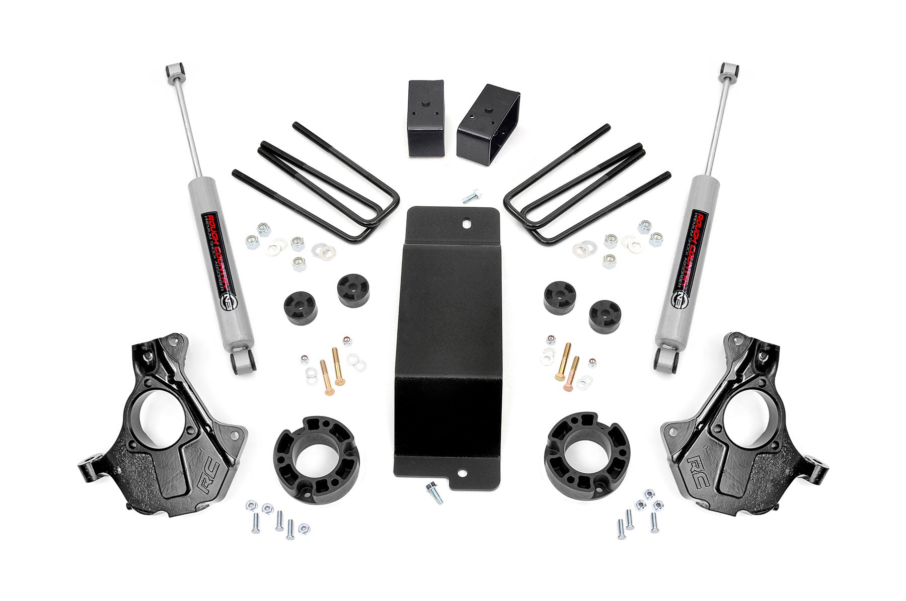 3.5 Inch Lift Kit | Cast Steel LCA | Chevy/GMC 1500 (07-13) by Rough Country