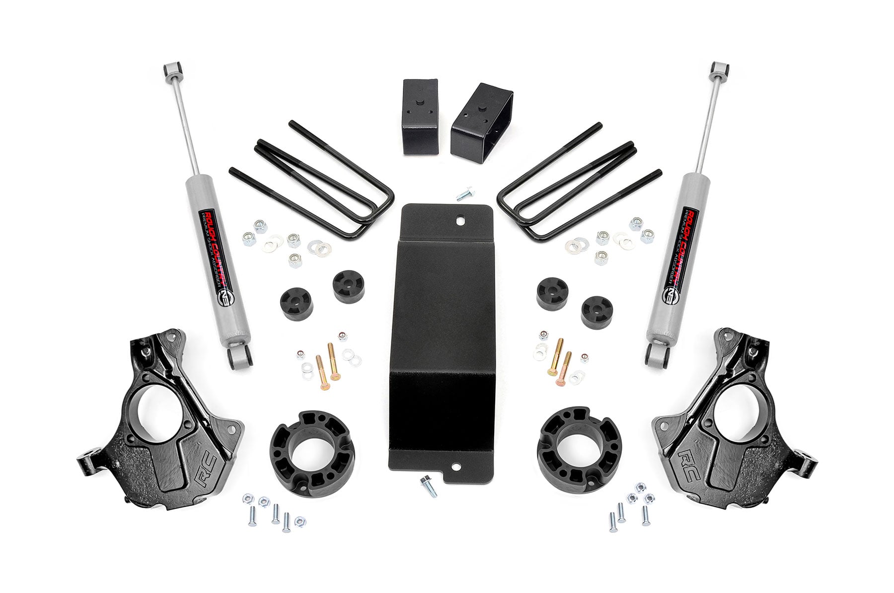 3.5 Inch Lift Kit | Cast Steel LCA | Chevy/GMC 1500 (07-13) by Rough Country