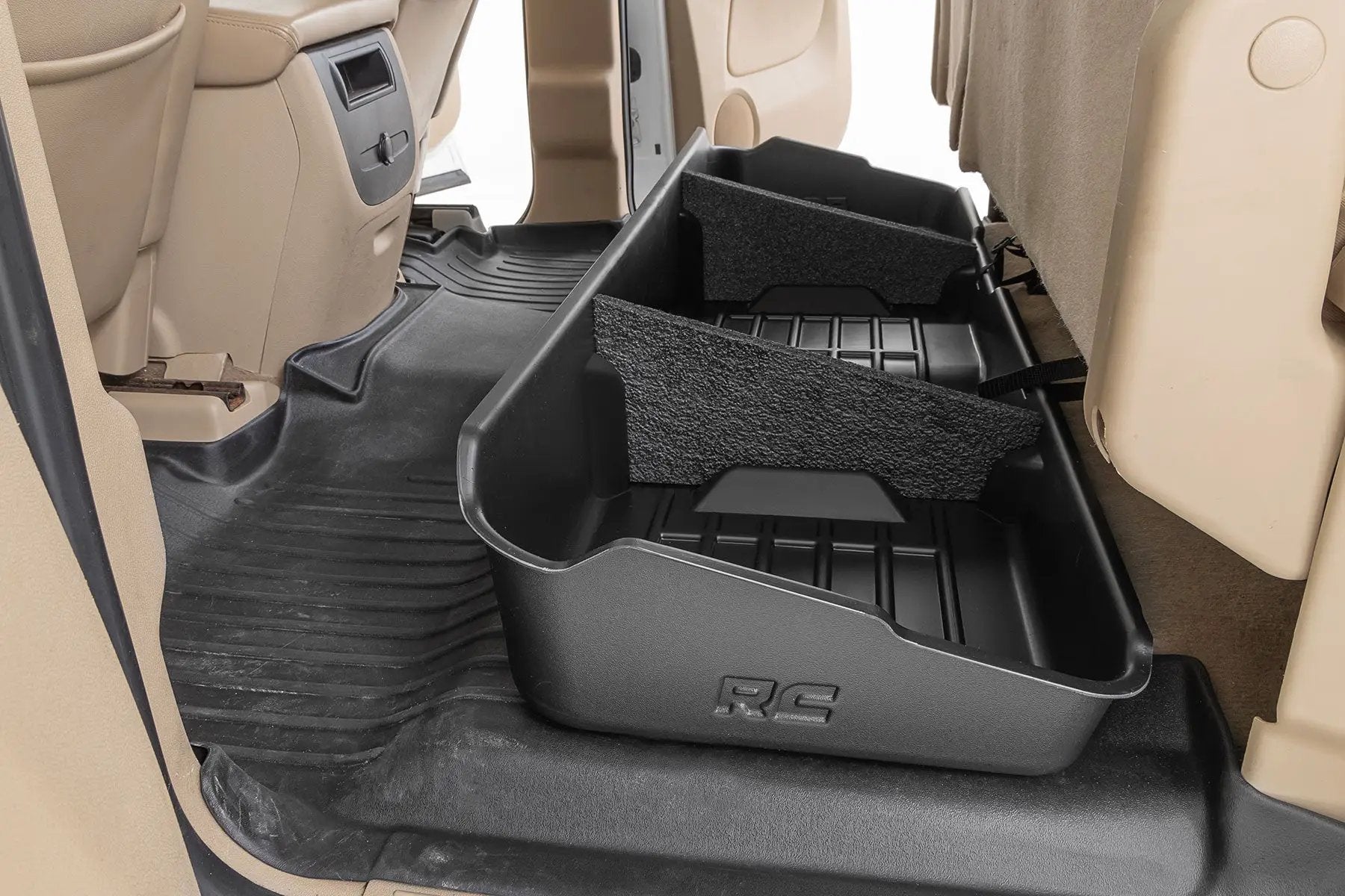 Under Seat Storage | Crew Cab | Chevy/GMC 1500 (07-13) by Rough Country