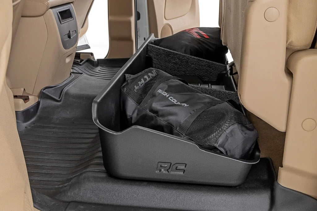 Under Seat Storage | Crew Cab | Chevy/GMC 1500 (07-13) by Rough Country