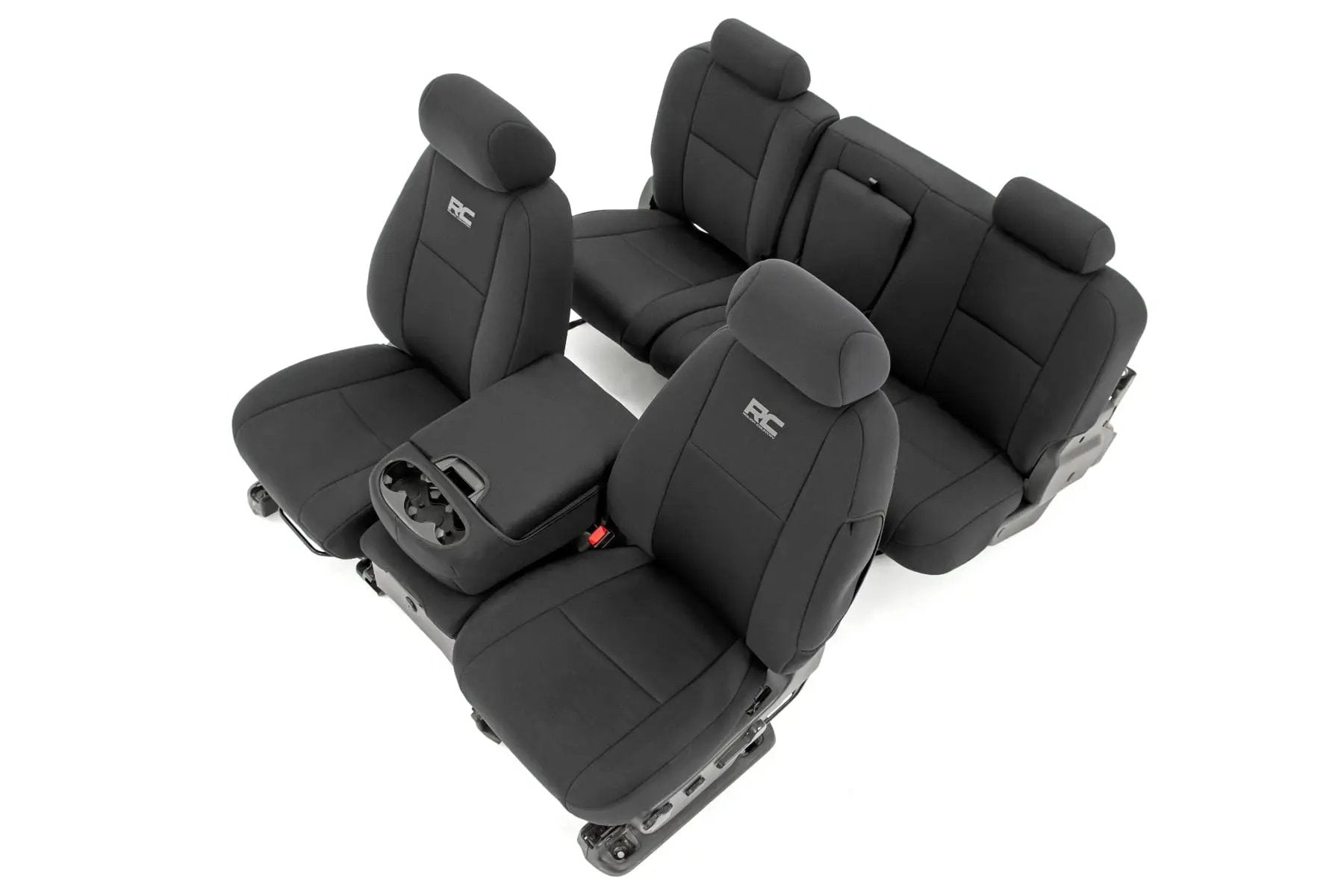 Seat Covers | FR 40/40/20 & RR Full Bench | Chevy/GMC 1500/2500HD (07-13) by Rough Country