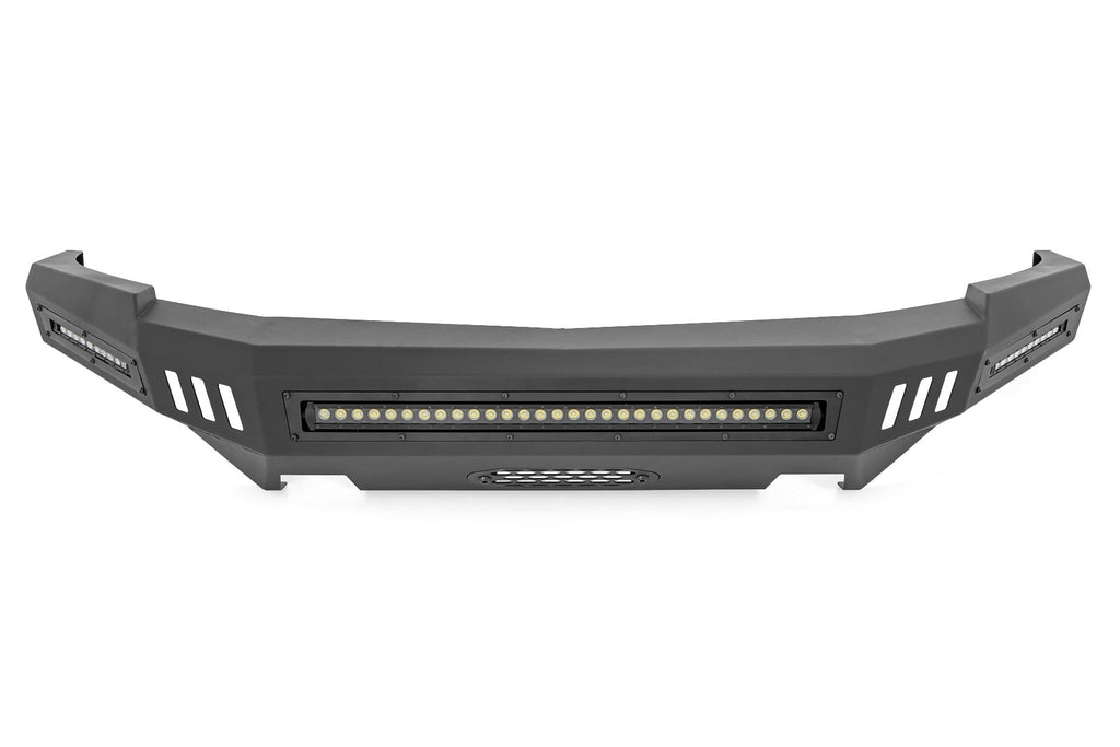 Front High Clearance Bumper | BLK LEDs | Chevy Silverado 1500 2WD/4WD (07-13) by Rough Country