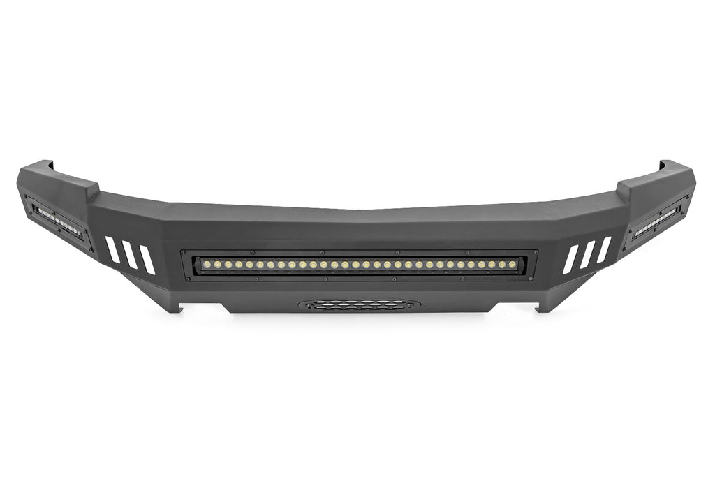 Front High Clearance Bumper | BLK LEDs | Chevy Silverado 1500 2WD/4WD (07-13) by Rough Country