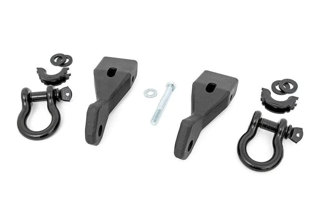 Tow Hook Brackets | D-Ring Combo | Chevy/GMC 1500 (07-13) by Rough Country