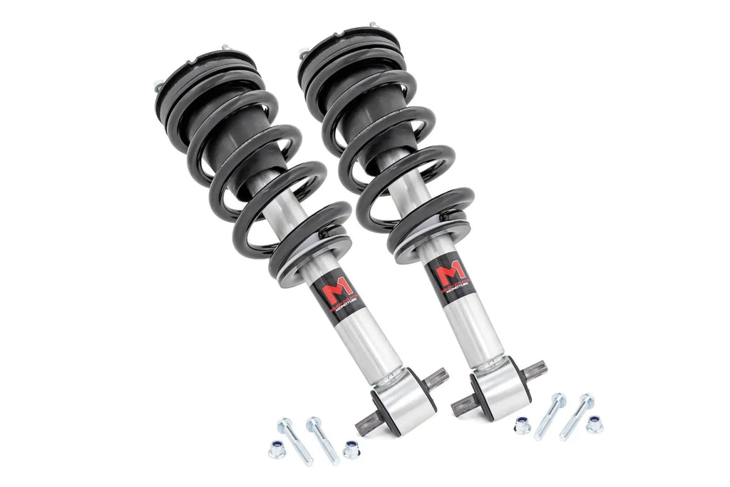 M1 Adjustable Leveling Struts | Monotube | 0-2" | Chevy/GMC 1500 Truck & SUV (07-14) by Rough Country