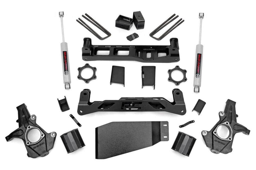 5 Inch Lift Kit | Chevy Silverado & GMC Sierra 1500 4WD (2007-2013) by Rough Country
