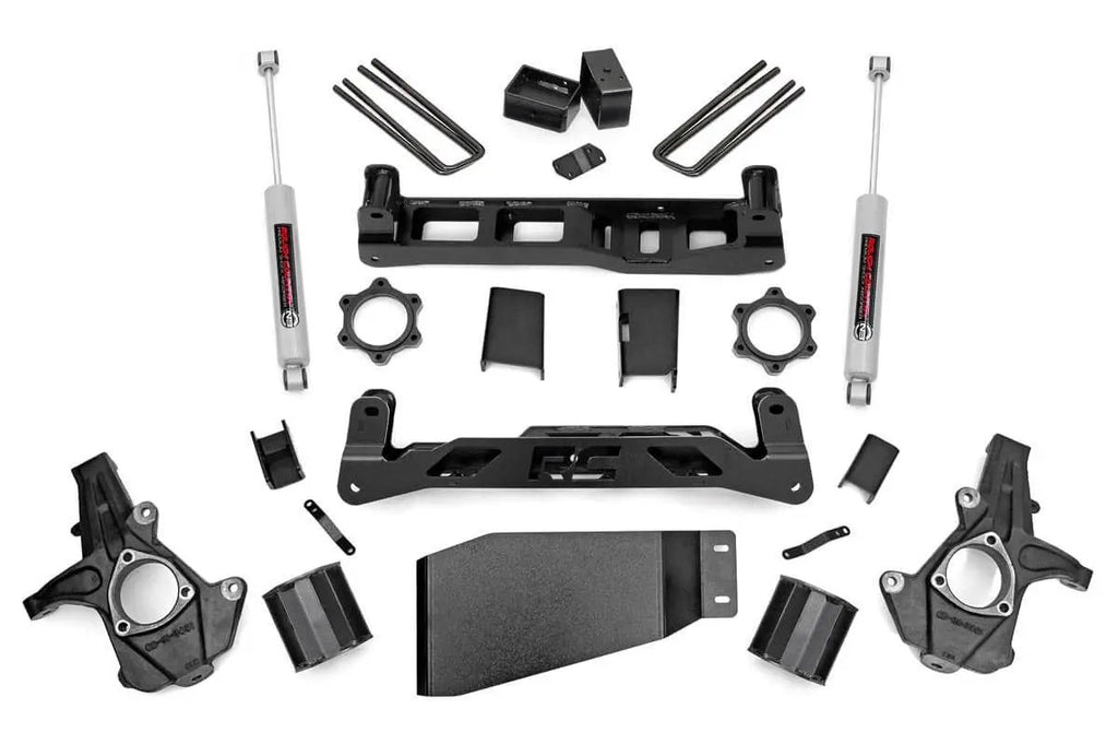 5 Inch Lift Kit | Chevy Silverado & GMC Sierra 1500 4WD (2007-2013) by Rough Country