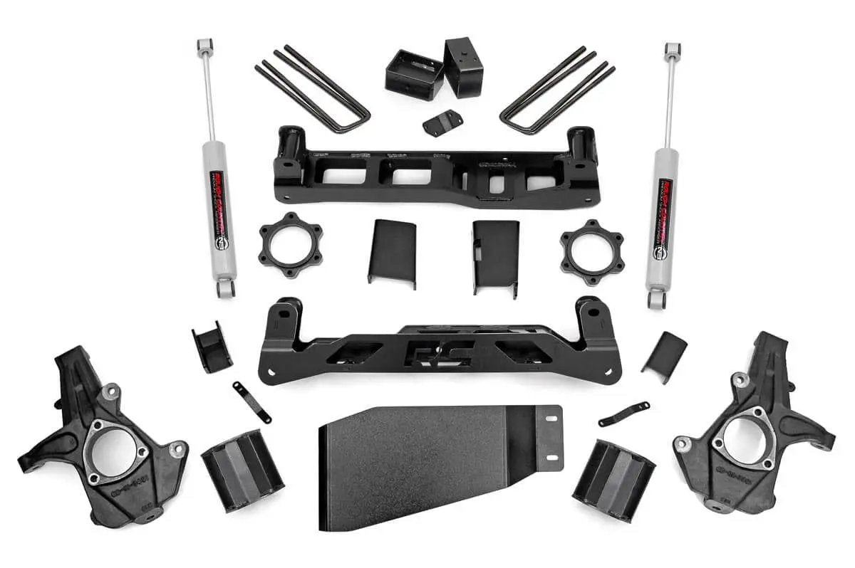 5 Inch Lift Kit | Chevy Silverado & GMC Sierra 1500 4WD (2007-2013) by Rough Country