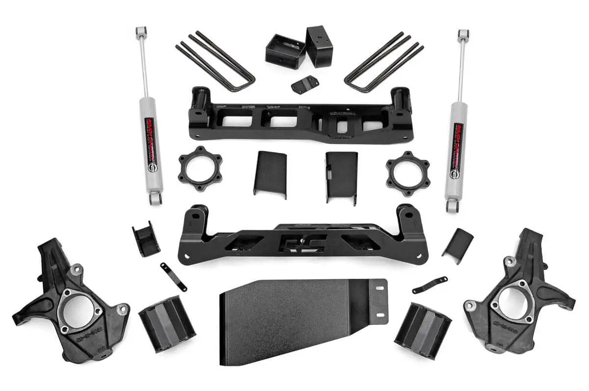 5 Inch Lift Kit | Chevy Silverado & GMC Sierra 1500 4WD (2007-2013) by Rough Country