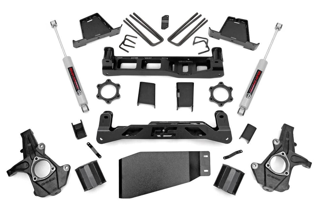 6 Inch Lift Kit | Chevy Silverado & GMC Sierra 1500 4WD (2007-2013) by Rough Country