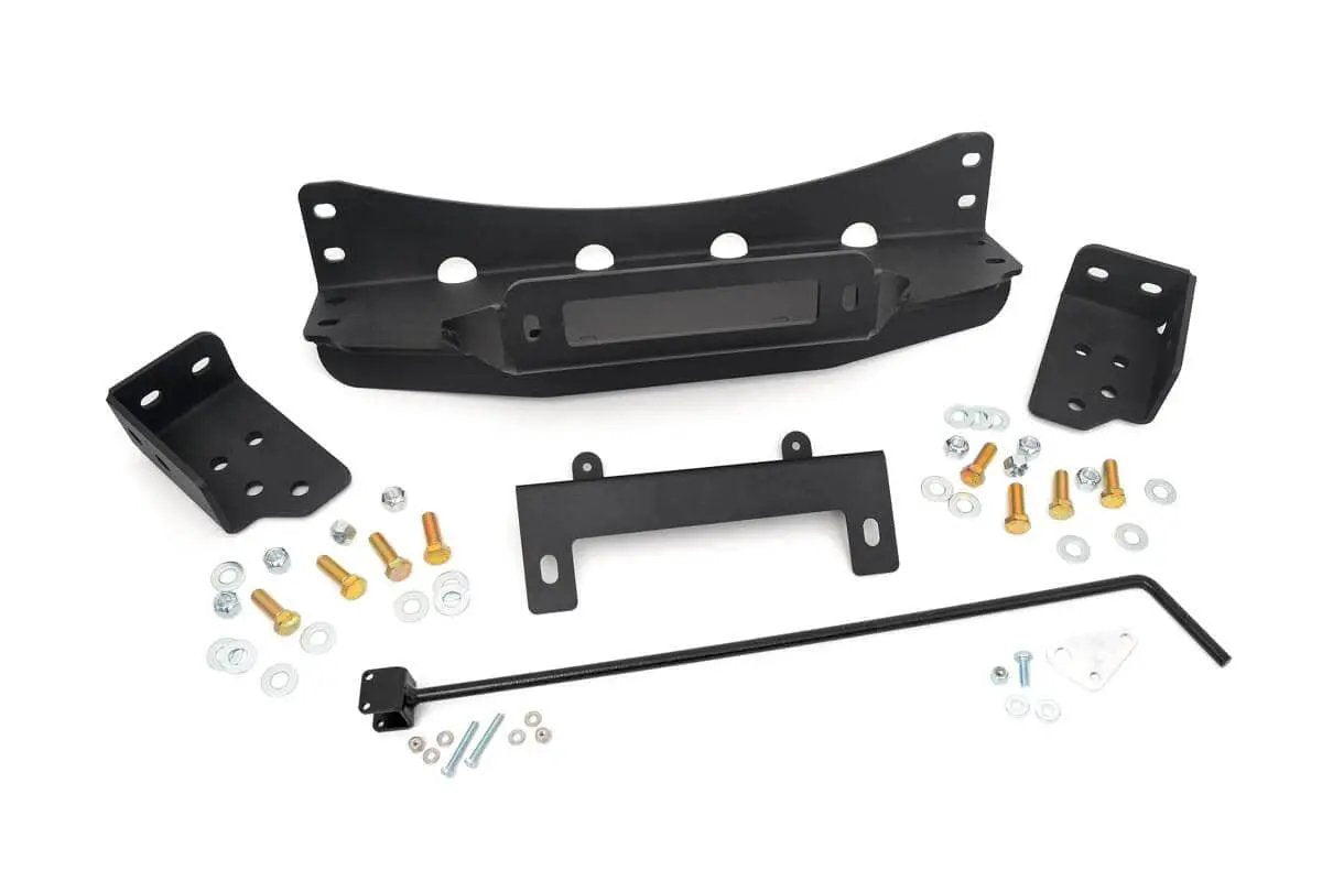 Hidden Winch Mounting Plate | Chevy/GMC 1500 (07-13) by Rough Country