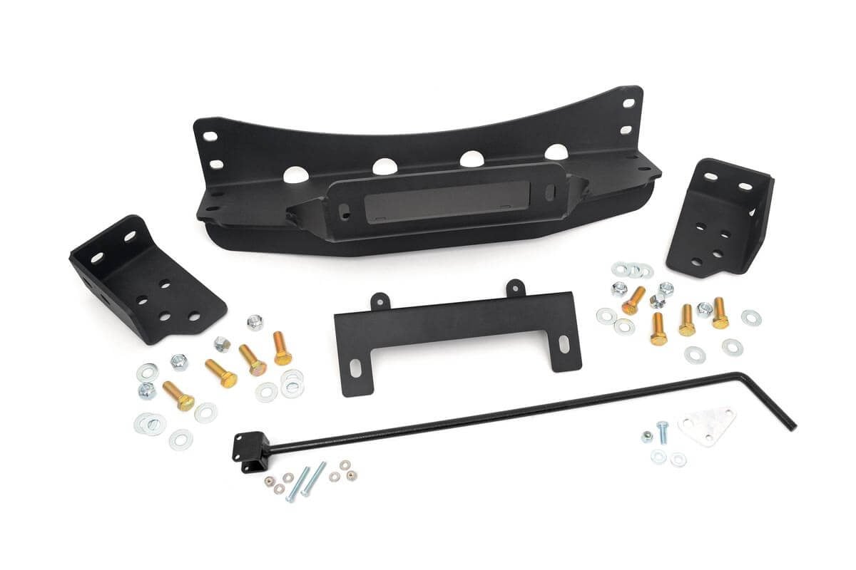Hidden Winch Mounting Plate | Chevy/GMC 1500 (07-13) by Rough Country