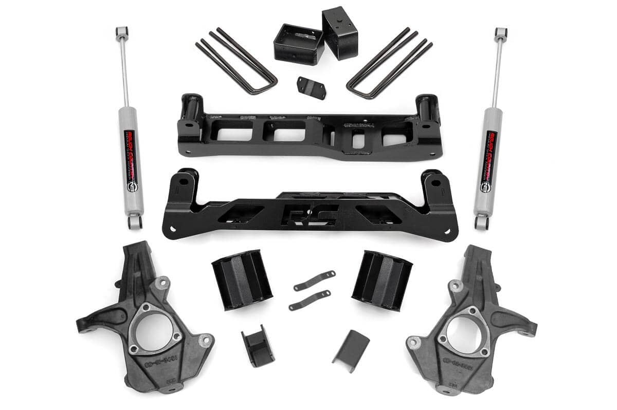 5 Inch Lift Kit | Chevy Silverado & GMC Sierra 1500 2WD (2007-2013) by Rough Country