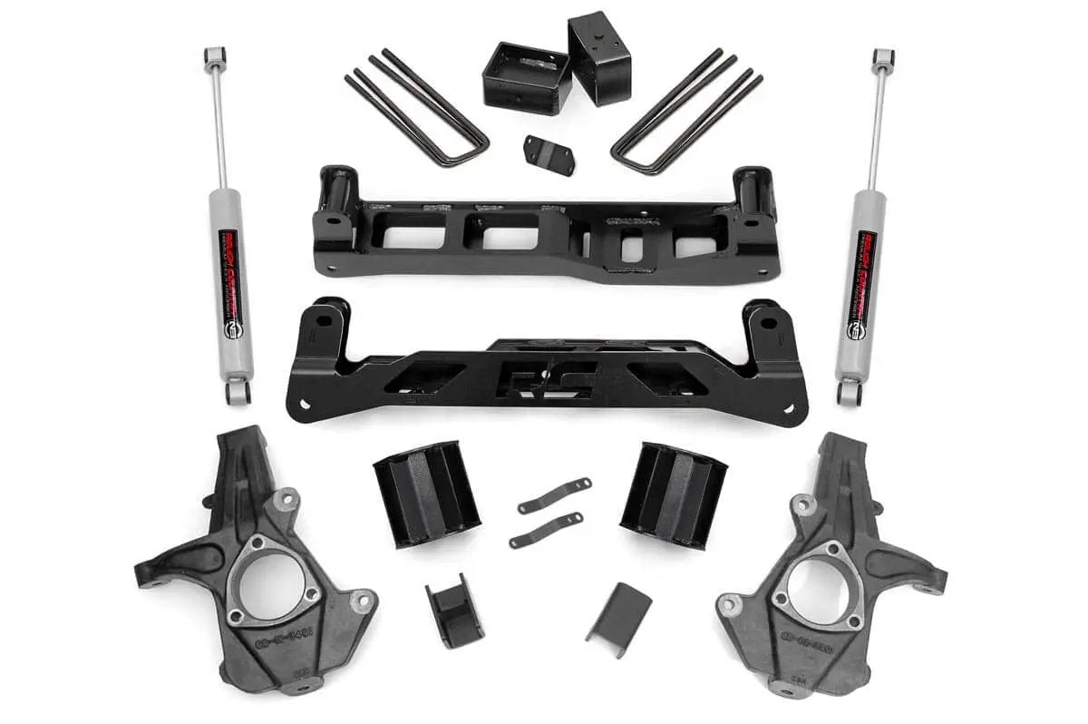5 Inch Lift Kit | Cast Steel | Chevy/GMC 1500 2WD (14-17) by Rough Country