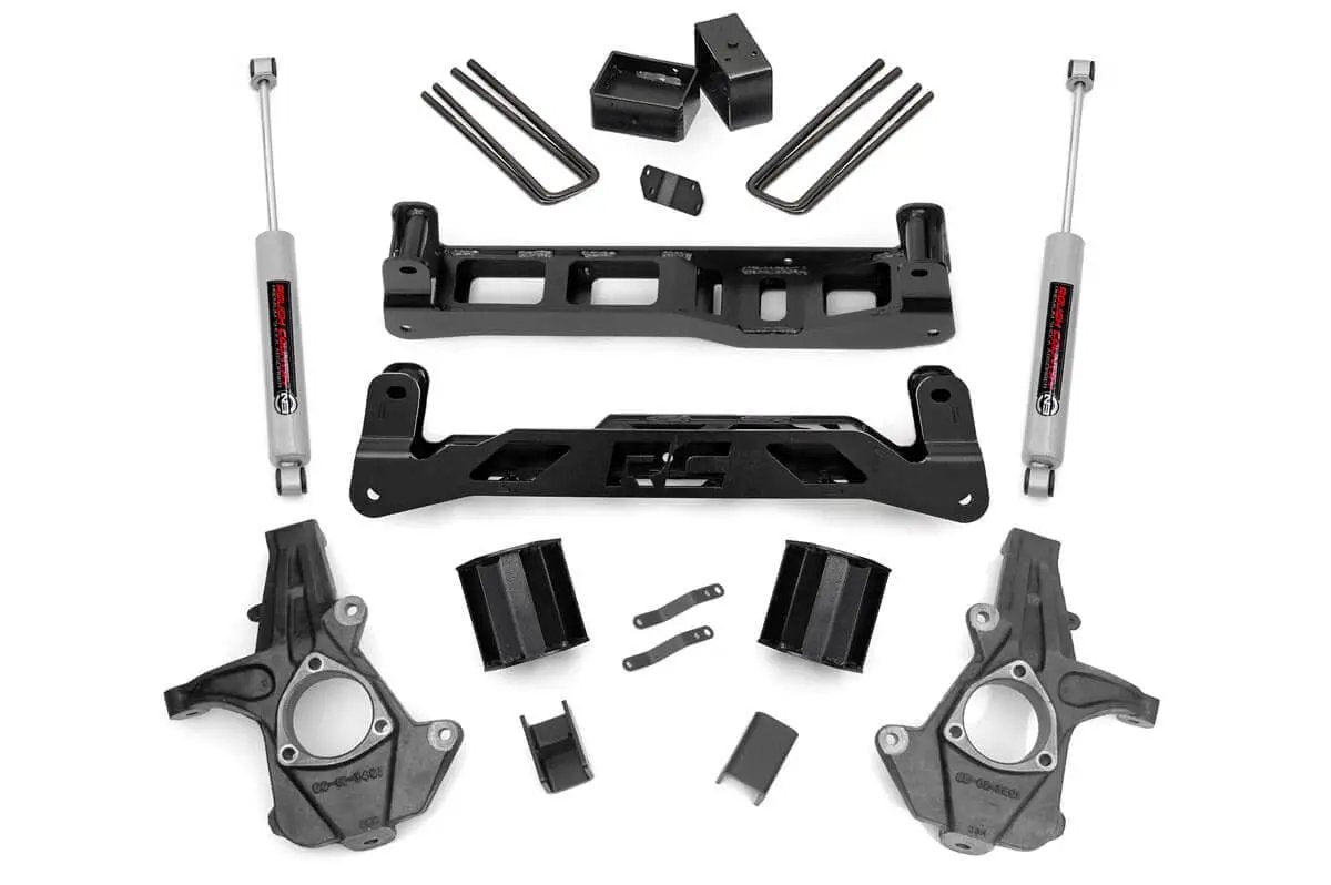 5 Inch Lift Kit | Chevy Silverado & GMC Sierra 1500 2WD (2007-2013) by Rough Country