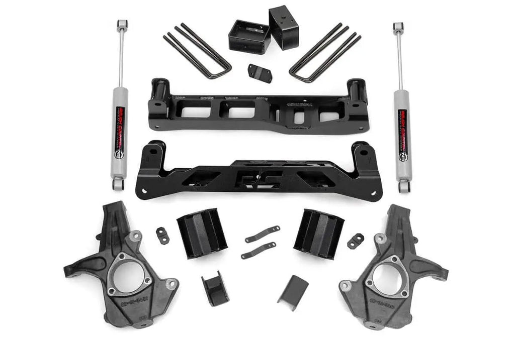 5 Inch Lift Kit | Alum/Stamp Steel | Chevy/GMC 1500 (14-18 & Classic) by Rough Country