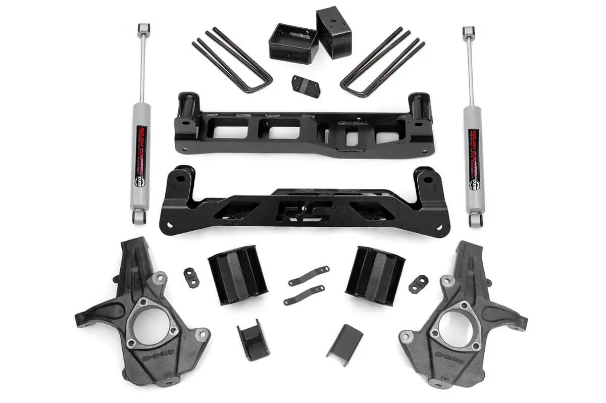 5 Inch Lift Kit | Alum/Stamp Steel | Chevy/GMC 1500 (14-18 & Classic) by Rough Country