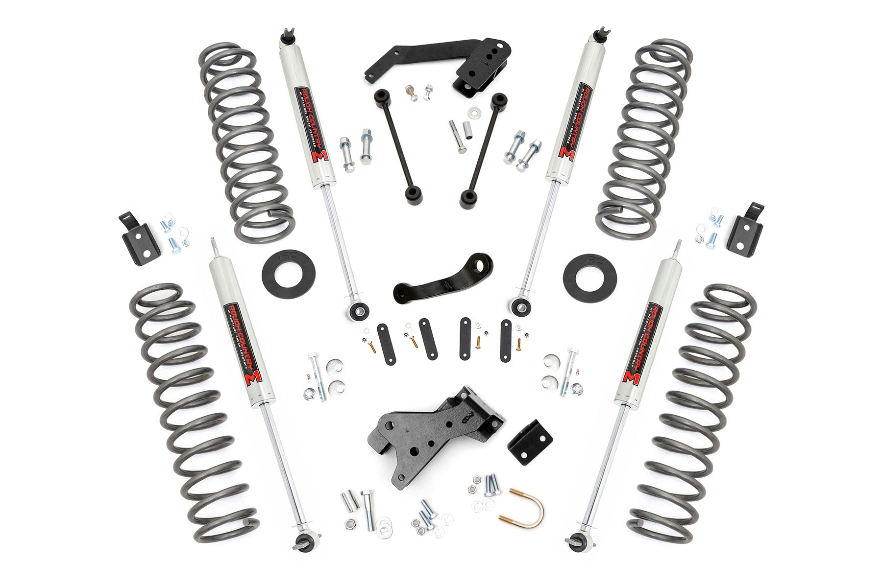 4 Inch Lift Kit | M1 | Jeep Wrangler Unlimited 2WD/4WD (2007-2018) by Rough Country
