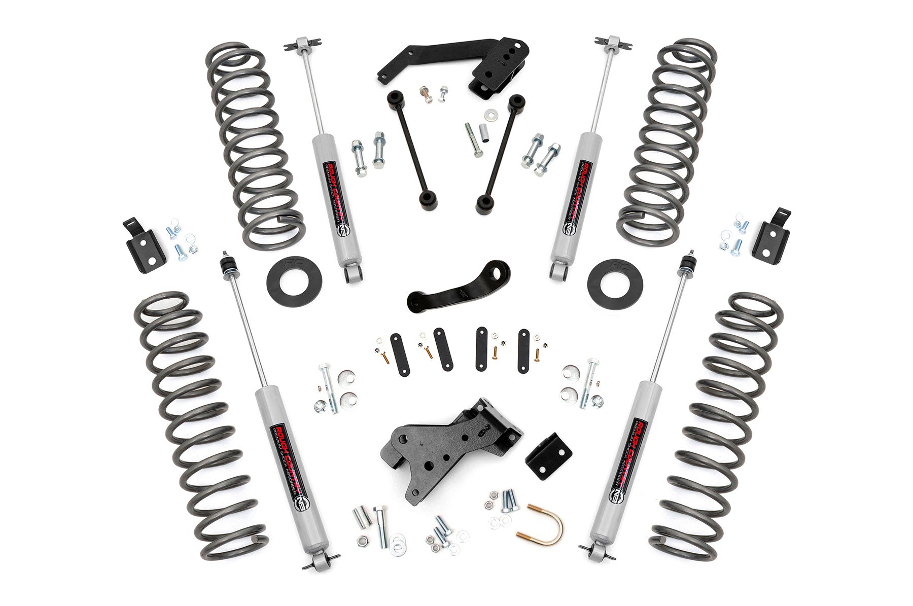 4 Inch Lift Kit | Jeep Wrangler Unlimited 2WD/4WD (2007-2018) by Rough Country