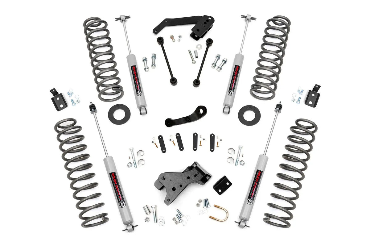 4 Inch Lift Kit | Jeep Wrangler Unlimited 2WD/4WD (2007-2018) by Rough Country