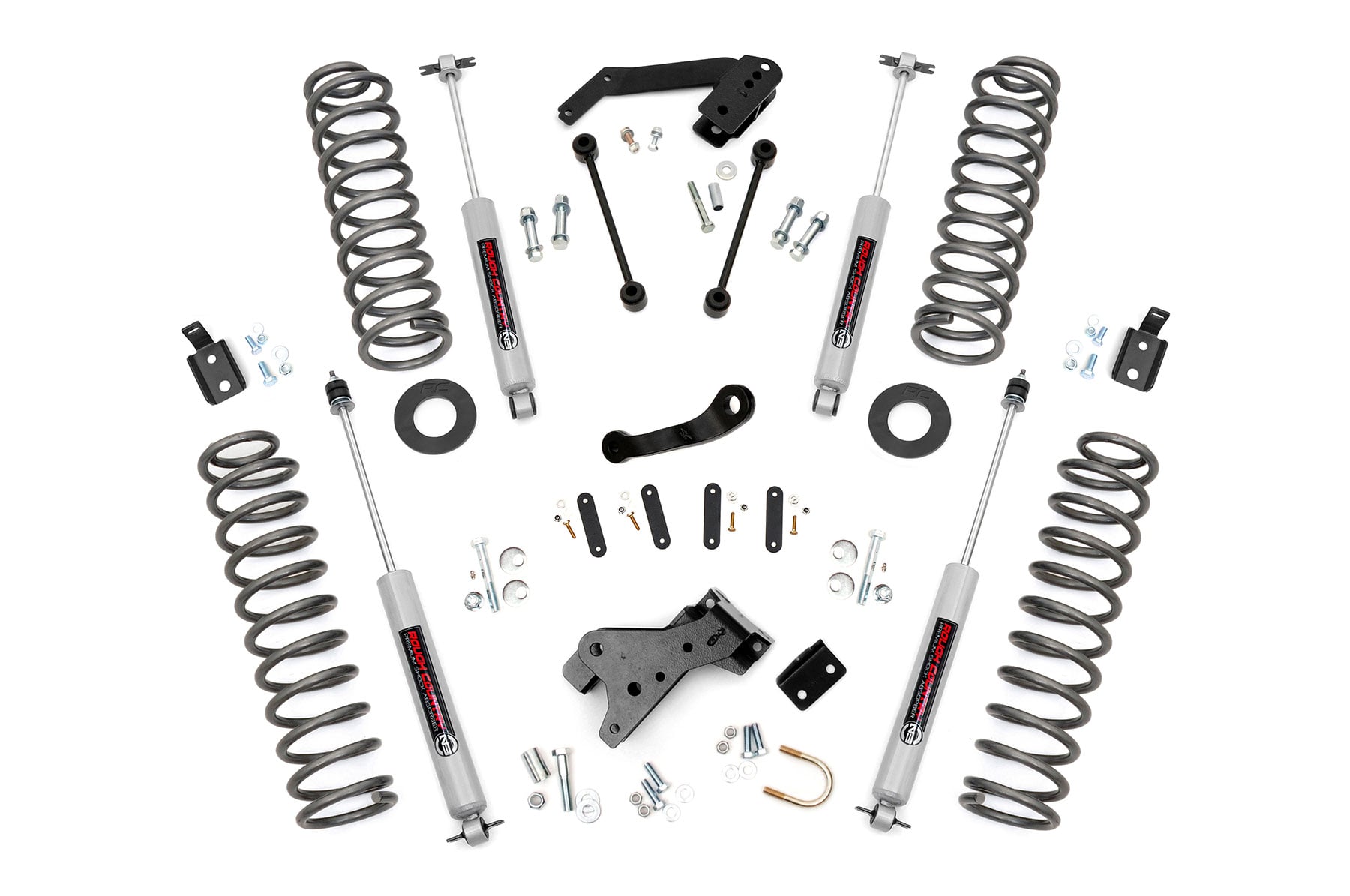 4 Inch Lift Kit | Jeep Wrangler JK 4WD (2007-2018) by Rough Country
