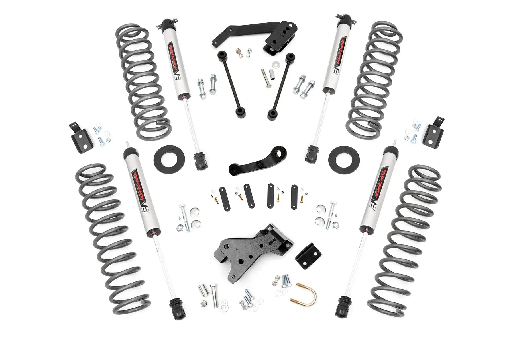 4 Inch Lift Kit | V2 | Jeep Wrangler Unlimited 2WD/4WD (2007-2018) by Rough Country