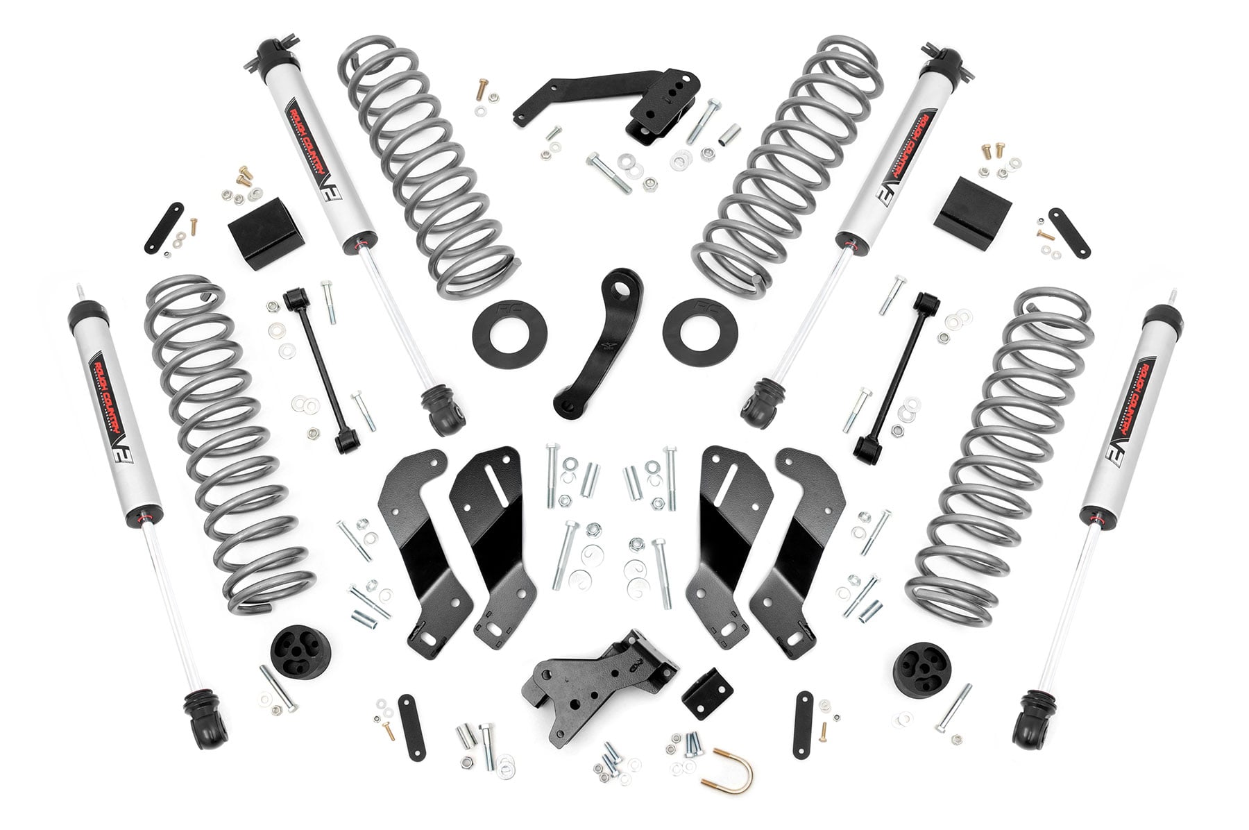 3.5 Inch Lift Kit | V2 | Jeep Wrangler Unlimited 2WD/4WD (2007-2018) by Rough Country