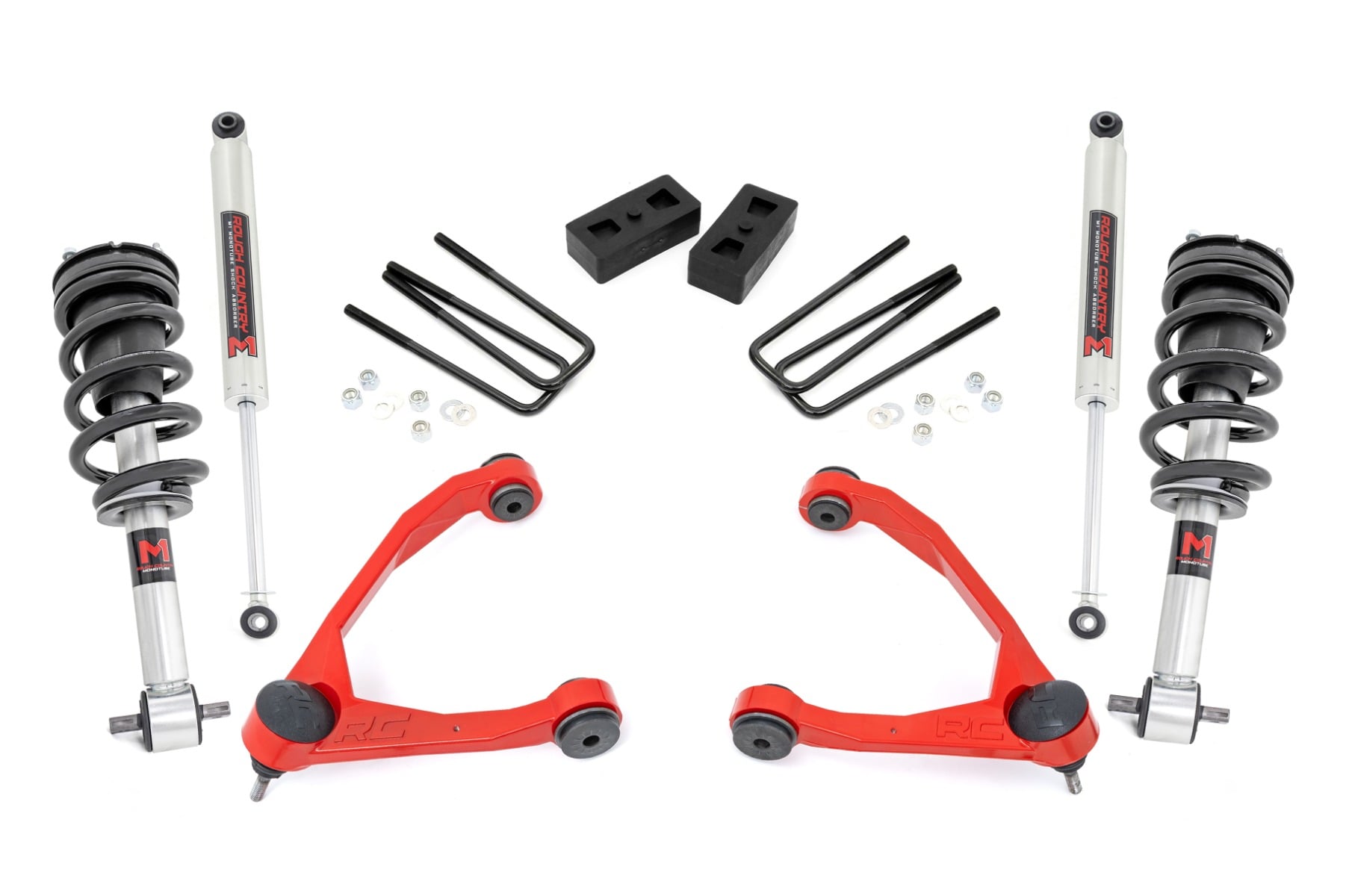 3.5 Inch Lift Kit | Cast Steel | M1 Strut | | Chevy/GMC 1500 (14-16) by Rough Country