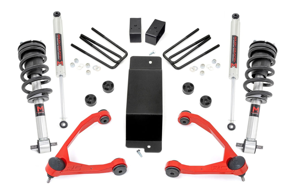 3.5 Inch Lift Kit | UCA | M1 Struts | Chevy/GMC 1500 (07-13) by Rough Country