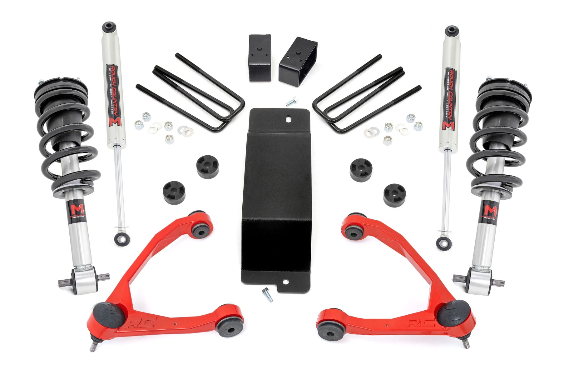 3.5 Inch Lift Kit | UCA | M1 Struts | Chevy/GMC 1500 (07-13) by Rough Country