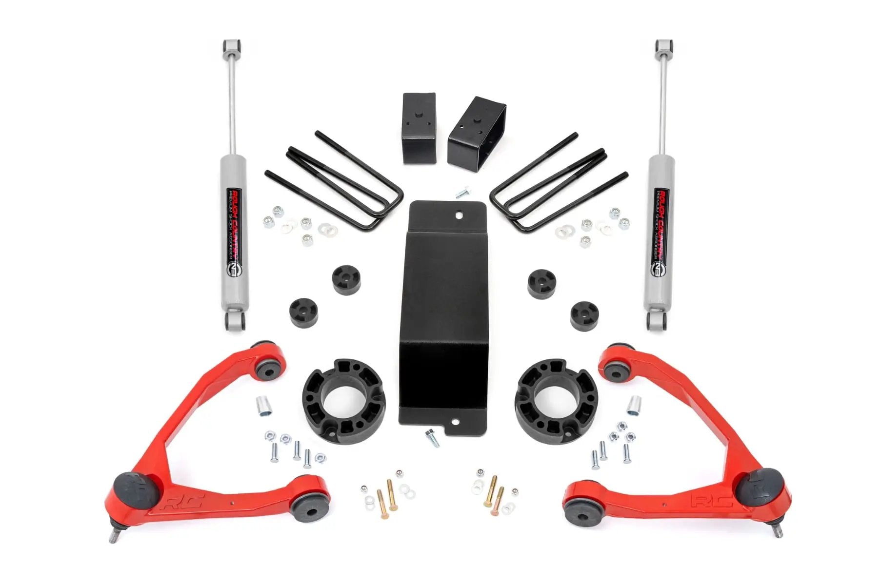 3.5 Inch Lift Kit | Alum/Cast Steel | Chevy/GMC 1500 (07-16) by Rough Country
