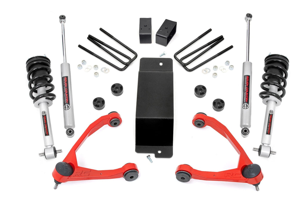 3.5 Inch Lift Kit | UCA | N3 Struts | Chevy/GMC 1500 (07-13) by Rough Country