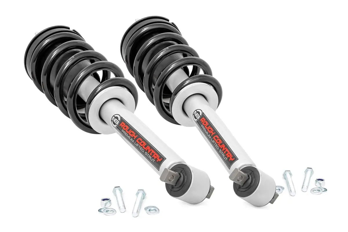 Loaded Strut Pair | 5 Inch | Chevy/GMC 1500 Truck & SUV (07-14) by Rough Country