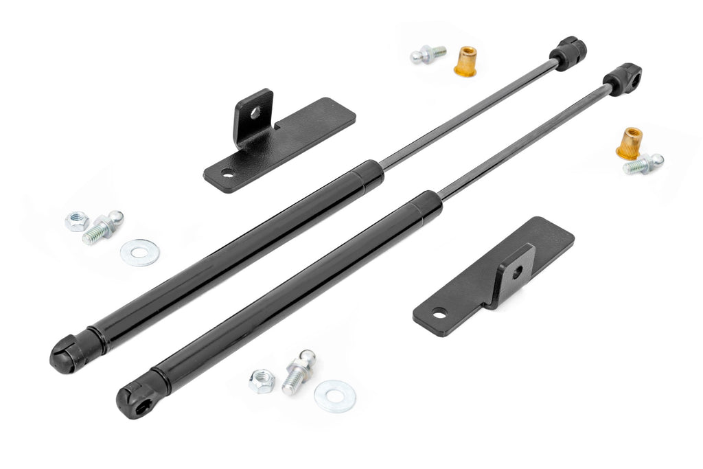 Hood Struts | Hydraulic | Jeep Wrangler JK/Wrangler Unlimited (2007-2018) by Rough Country
