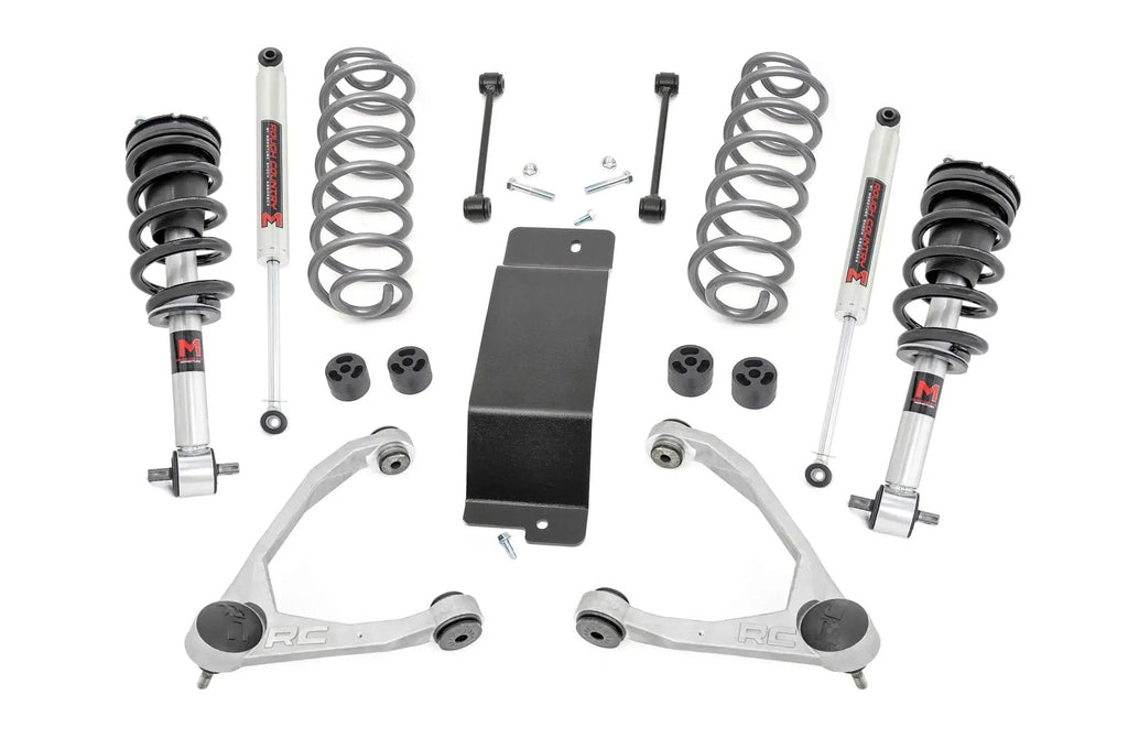 3.5 Inch Lift Kit | M1 Struts | Forged UCAs | Chevy/GMC SUV 1500 2WD/4WD (2007-2020) by Rough Country