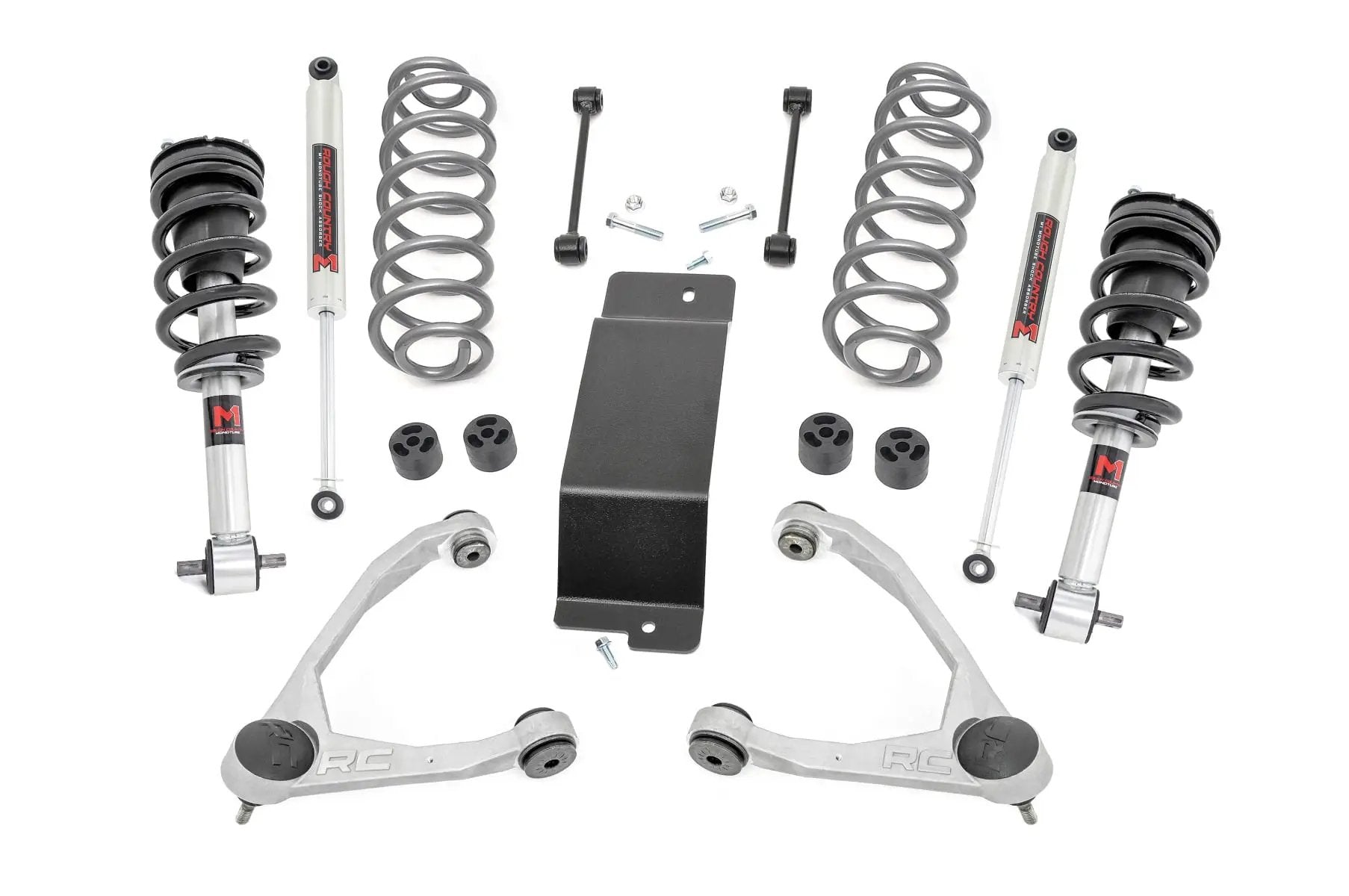 3.5 Inch Lift Kit | M1 Struts | Forged UCAs | Chevy/GMC SUV 1500 2WD/4WD (2007-2020) by Rough Country